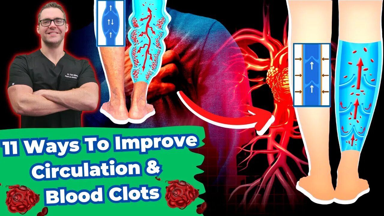 How To Improve Blood Flow & Circulation [Heart, Arteries, Legs & Feet]