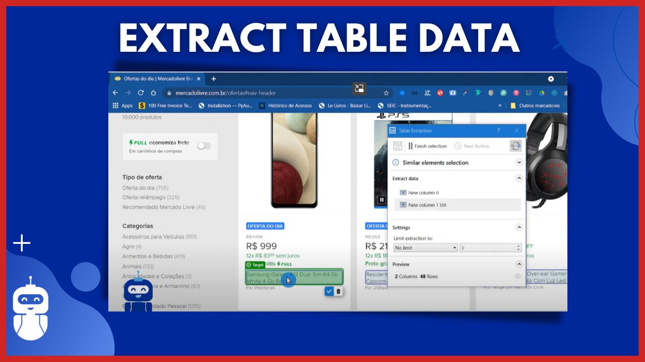 UiPath - Extract Table Data - Modern Design