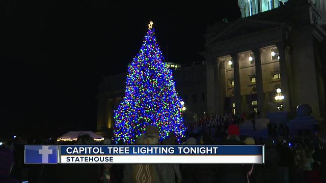 Boise Capitol Christmas Tree lighting