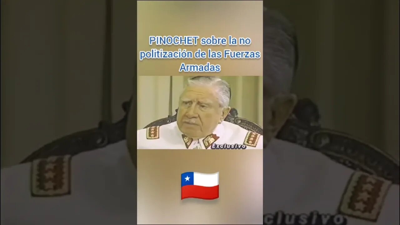 PRESIDENTE PINOCHET. LO QUE PASA CUANDO LAS FFAA SON POLITIZADAS,Y EL PELIGRO QUE ELLO REPRESENTA.