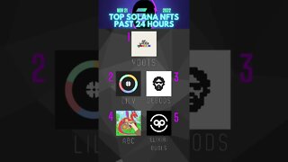 Your top #solana #NFTs over the past 24 hours | #crypto #nft #shorts
