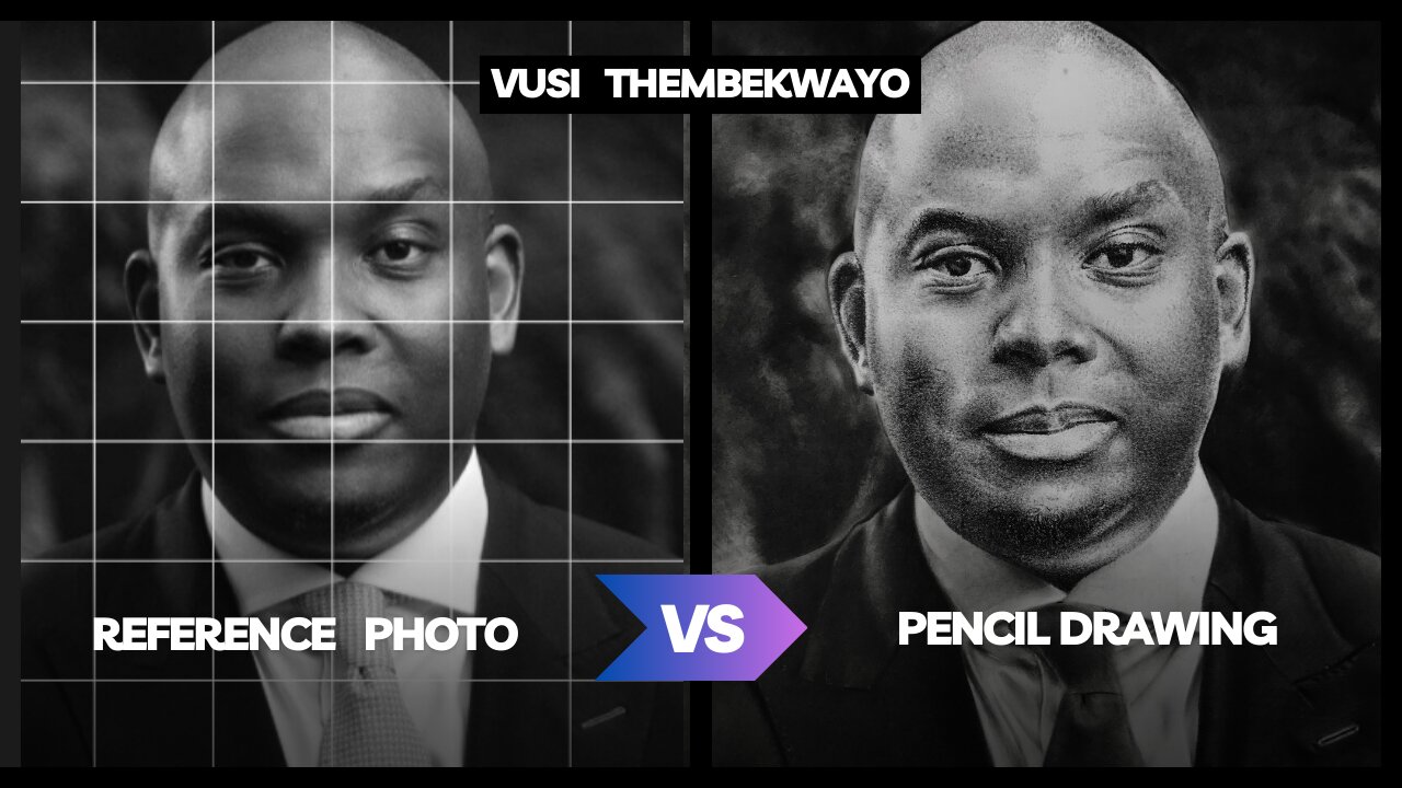 Pencil Drawing of Vusi Thembekwayo on paper #vusithembekwayo #princewisdomart #portrait