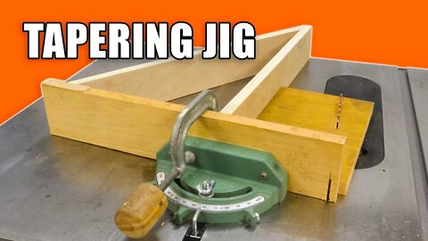 Make a Mitre Gauge Tapering Jig for the Table Saw