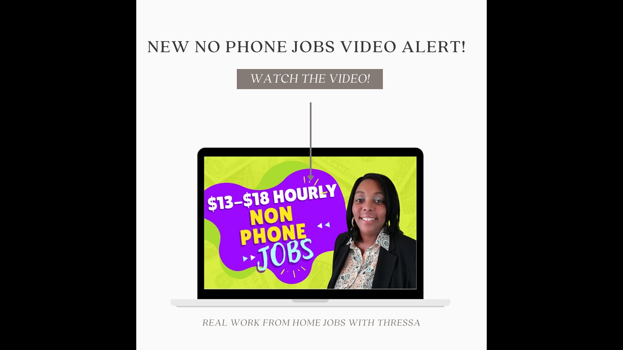 Hiring Now| Earn $13-$18 Hourly| Non Phone Work From Home Jobs