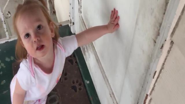 Little Girl Won’t Let Dad Get Into The House