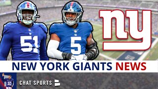 LOADED Giants News Ft. OFFICIAL Depth Charts, Kayvon Thibodeuax, Azeez Ojulari, Leonard Williams