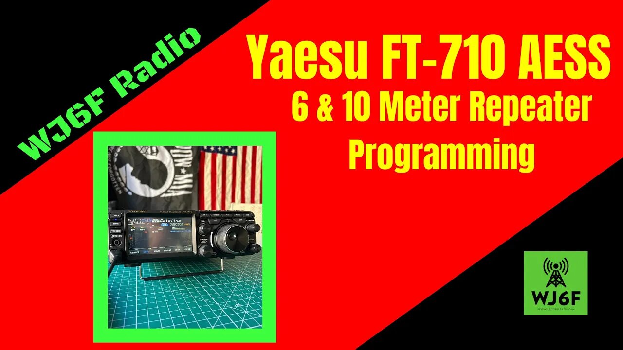 Yaesu FT-710 AESS 6 and 10 Meter Repeater Programming