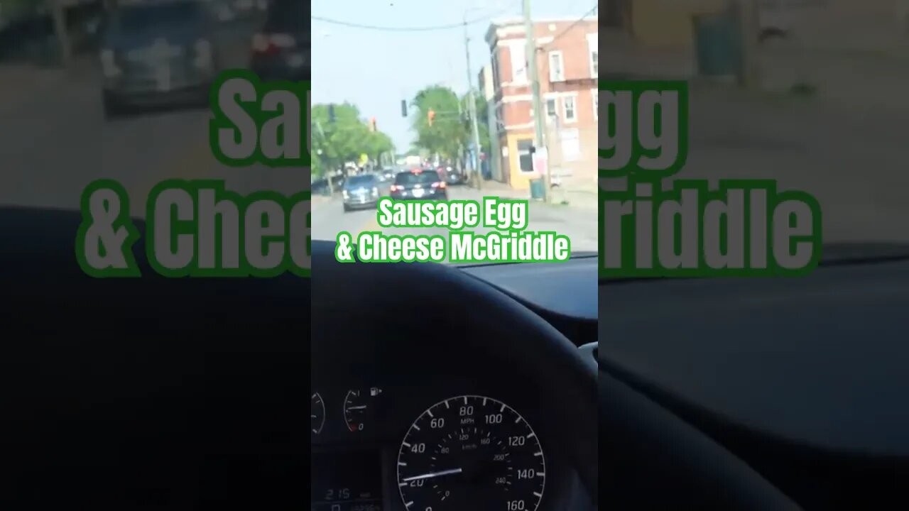 Sausage Egg & Cheese McGriddle in Cincinnati Ohio #Get2Steppin w/S2