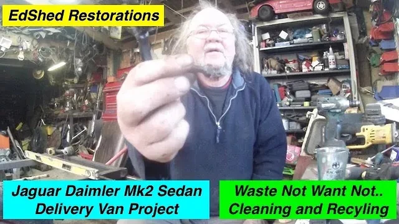 Jaguar Daimler MK2 Sedan Delivery Van Project Finding the Components needed and Recycling the Bolts