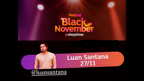 Luan Santana - Live Festival Black November Shoptime (2020)