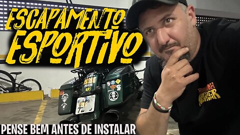 🚫🔊 Escapamento Esportivo: Pense duas vezes antes de instalar! ⚠️🚓