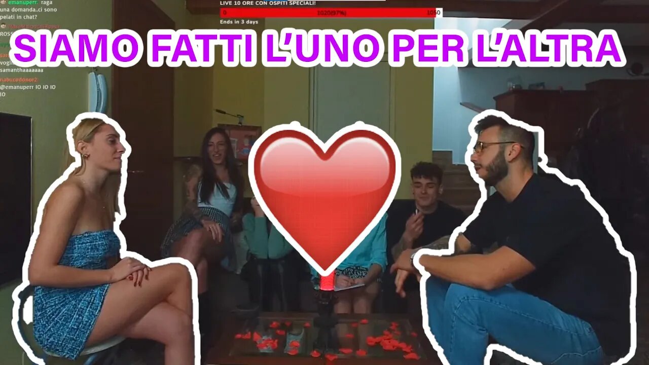 MATTEO DIAMANTE E NAIKE DI EX ON THE BEACH SI INNAMORANO IN LIVE DAL ROSSO❤