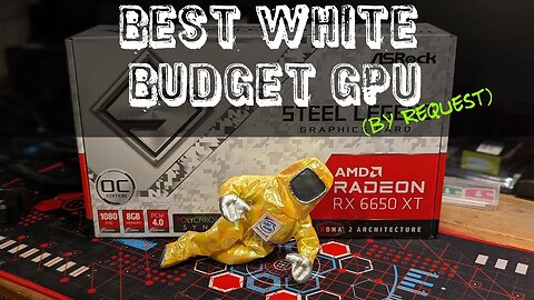 Best white budget GPU (by request) ASRock RX 6650XT Steel Legend Unboxing and Overview