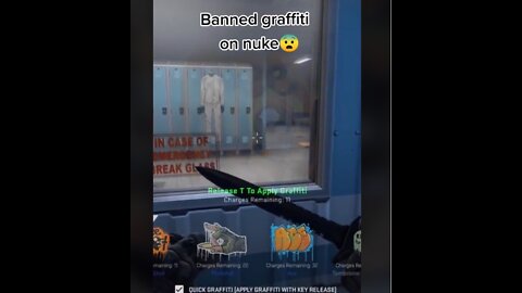 CSGO Nuke - Banned graffiti on