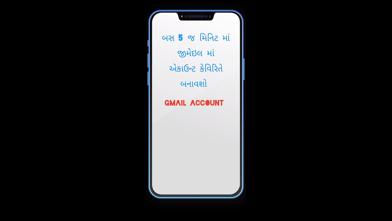 How to Create Gmail account in 5 minit in the Mobile Phone .