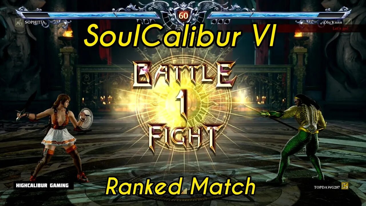 SoulCalibur VI: Sophitia vs. Kilik (TOPDAWG287) Ranked Match