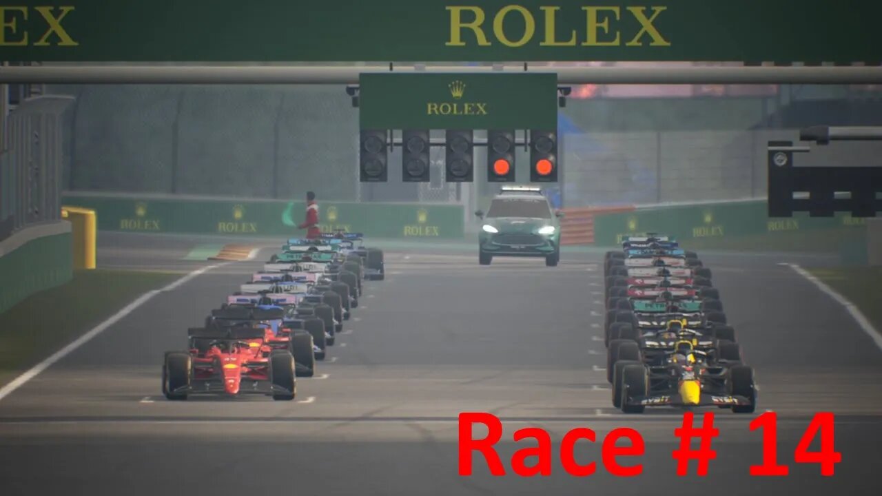 F1 Manager 2022 Season 1 Team Ferrari Race 14