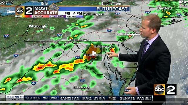 Chance for Storms as Boundary Shifts!