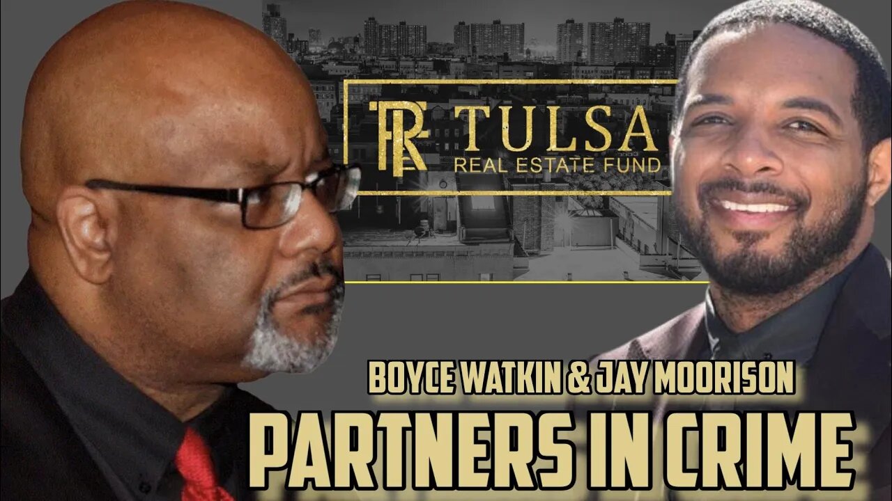 Dr. Boyce Watkins simpin for Jay Morrison Million Dollar Tulsa Real Estate Fund grift & scam