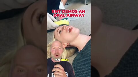 Place an Oral Airway 😱 #shortsk