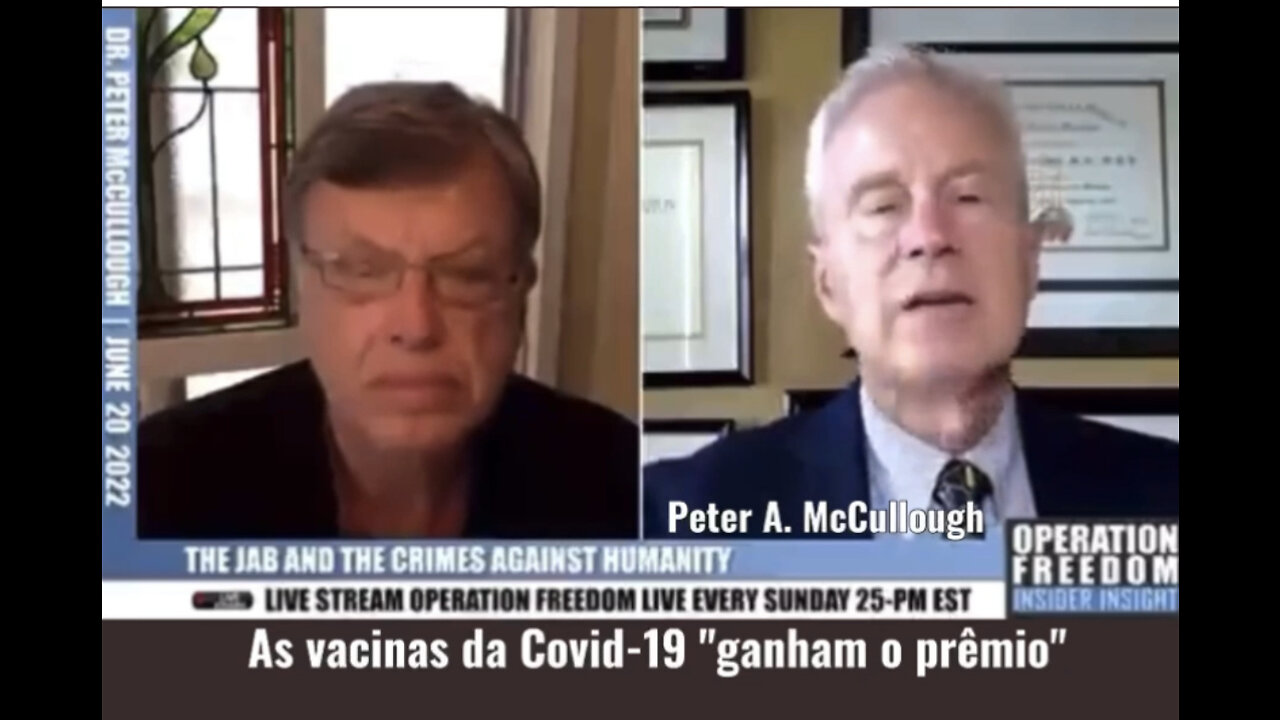 Dr. Peter McCullough explica o motivo de pessoas passarem bem e outras não ao tomarem a vacina