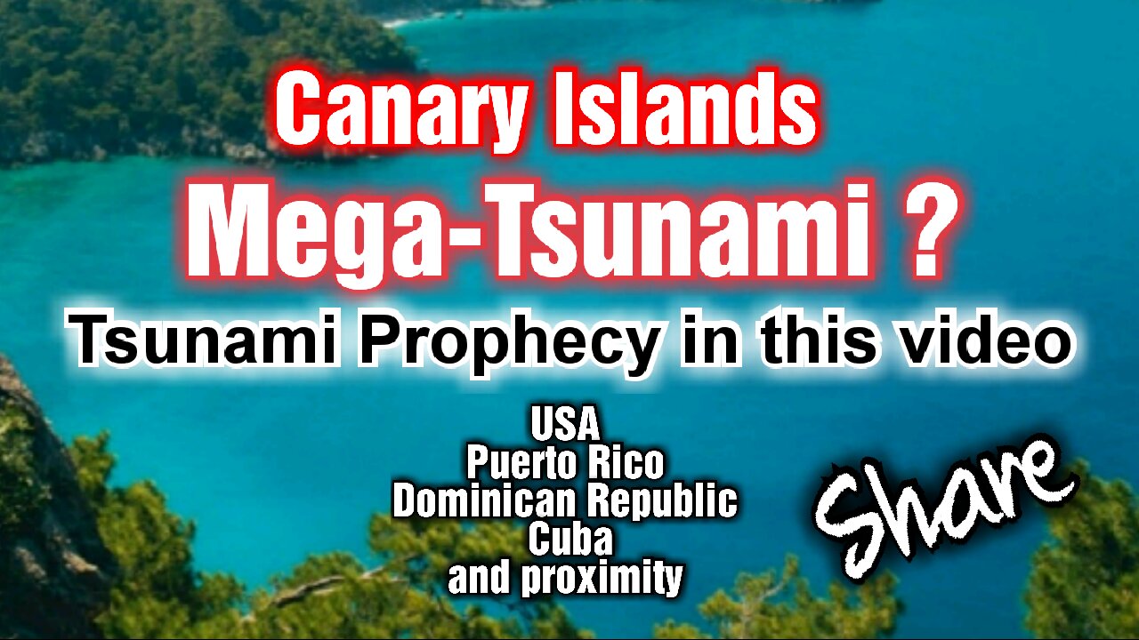 🔺️Prophecy of Tsunami #endtimes #canaryislands #USA #PuertoRico #meteor #Bible #Share