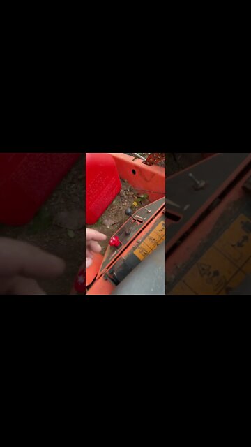 Out of gas and battery died.