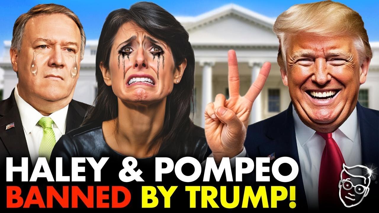 BOOM: Trump BANS Nikki Haley, Mike Pompeo from White House in Humiliating Public Post!