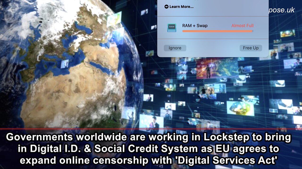 Governments worldwide are working in Lockstep to bring in Digital I.D. & Social Credit System as EU