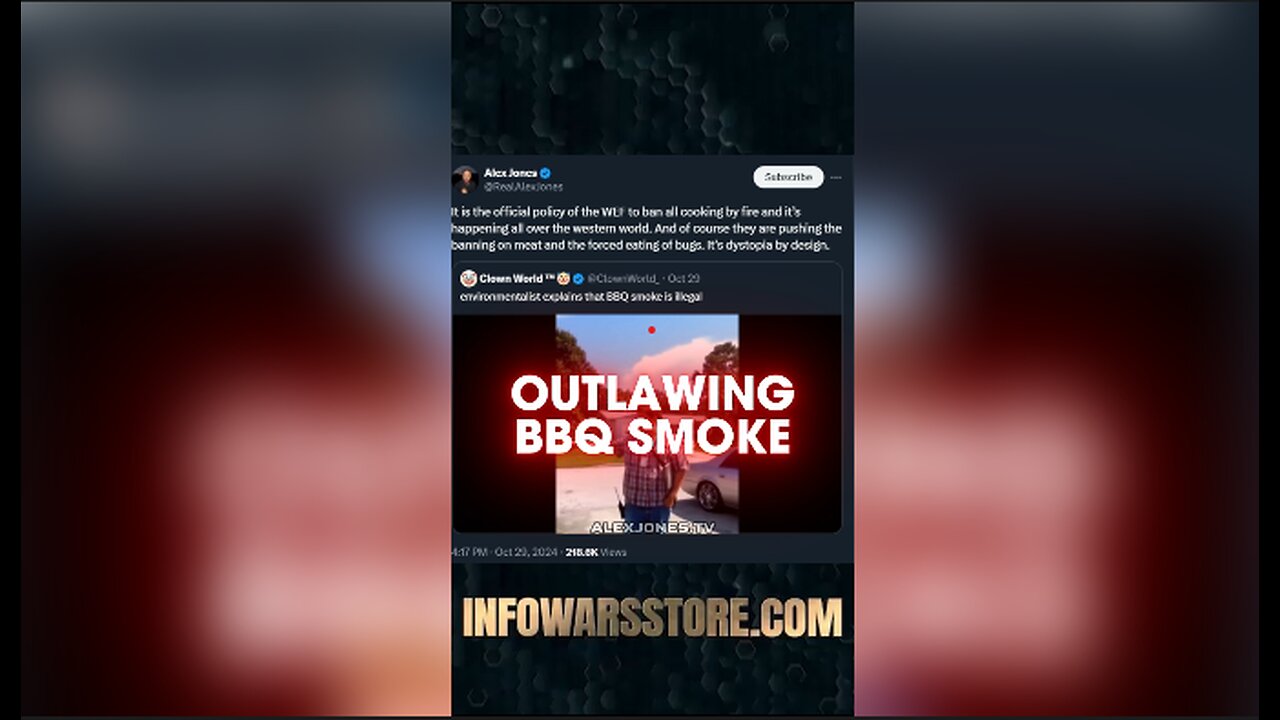 EnviornMENTALists Outlaw BBQ Smoke - Alex Jones on X