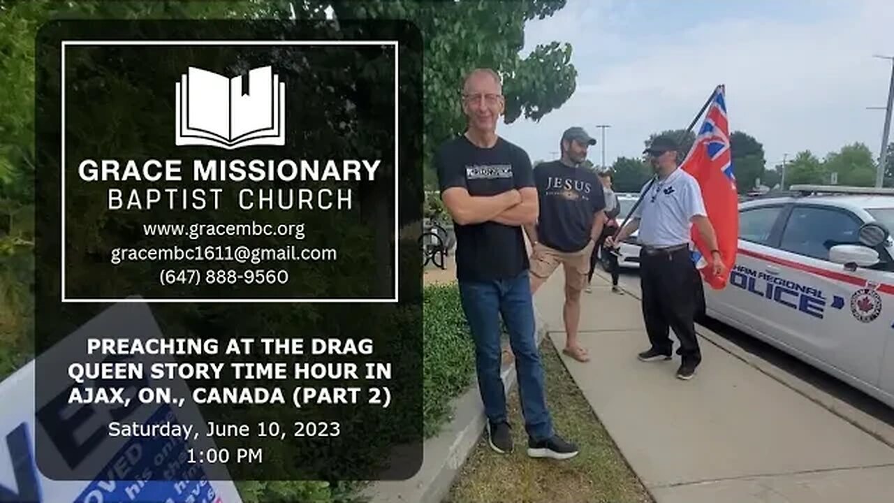 PREACHING AT THE DRAG QUEEN STORY TIME HOUR IN AJAX (Part 2)