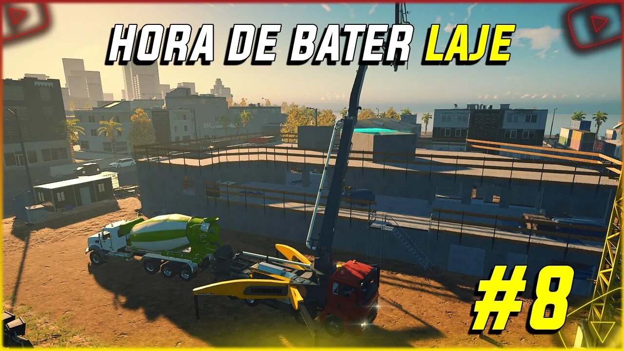 Construction Simulator #8 Pior Tarefa da Obra Bater Laje CONSTRUCTION SIMULATOR 2022