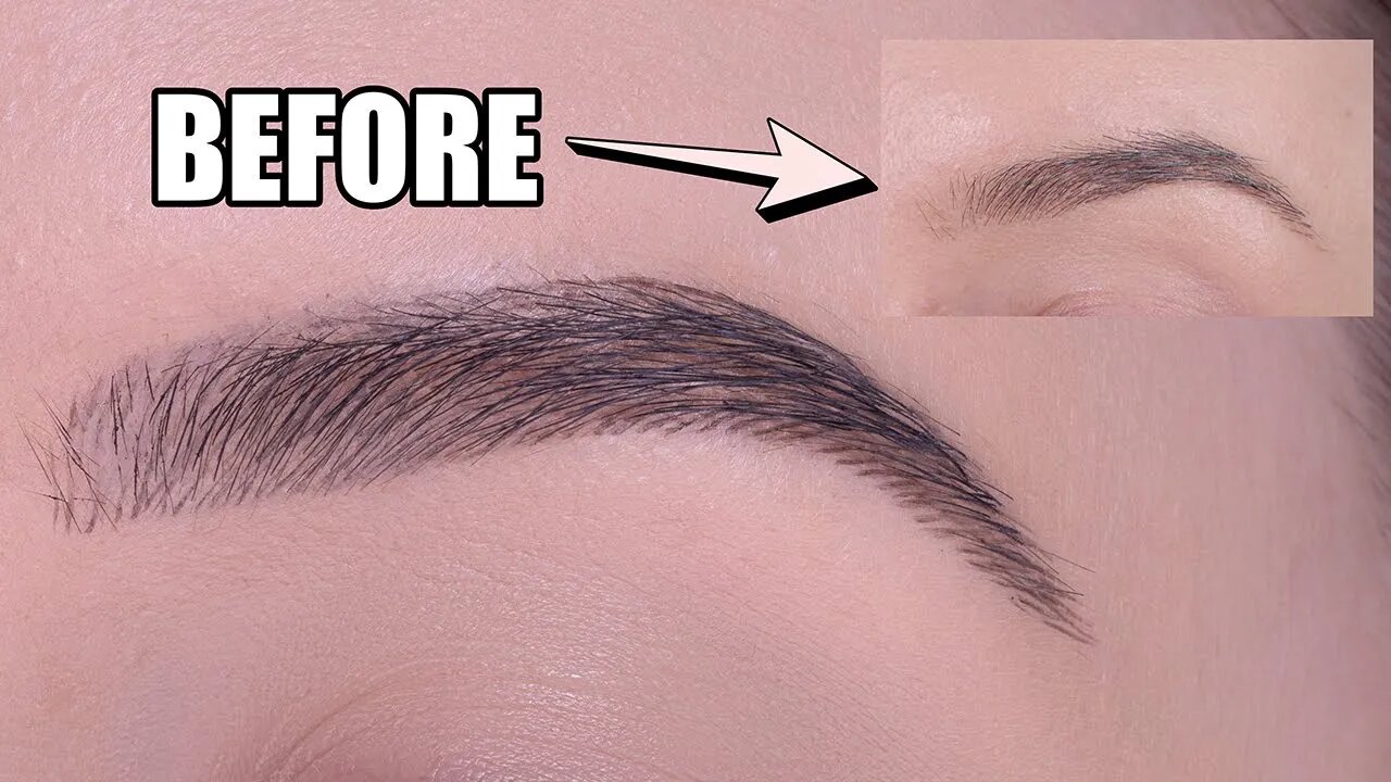 How To Get FULL Natural Looking Eye Brows