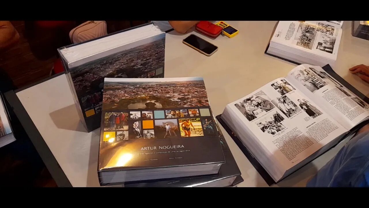 LANÇAMENTO DO LIVRO "ARTUR NOGUEIRA : história , agentes e conquistas de uma tal lagoa seca"