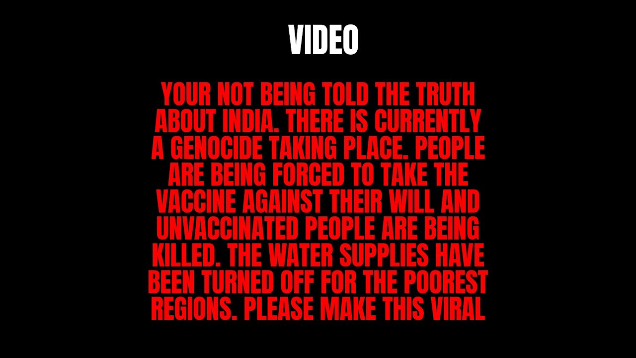 Deaths in India Are From Forced Vaccination.Not Covid