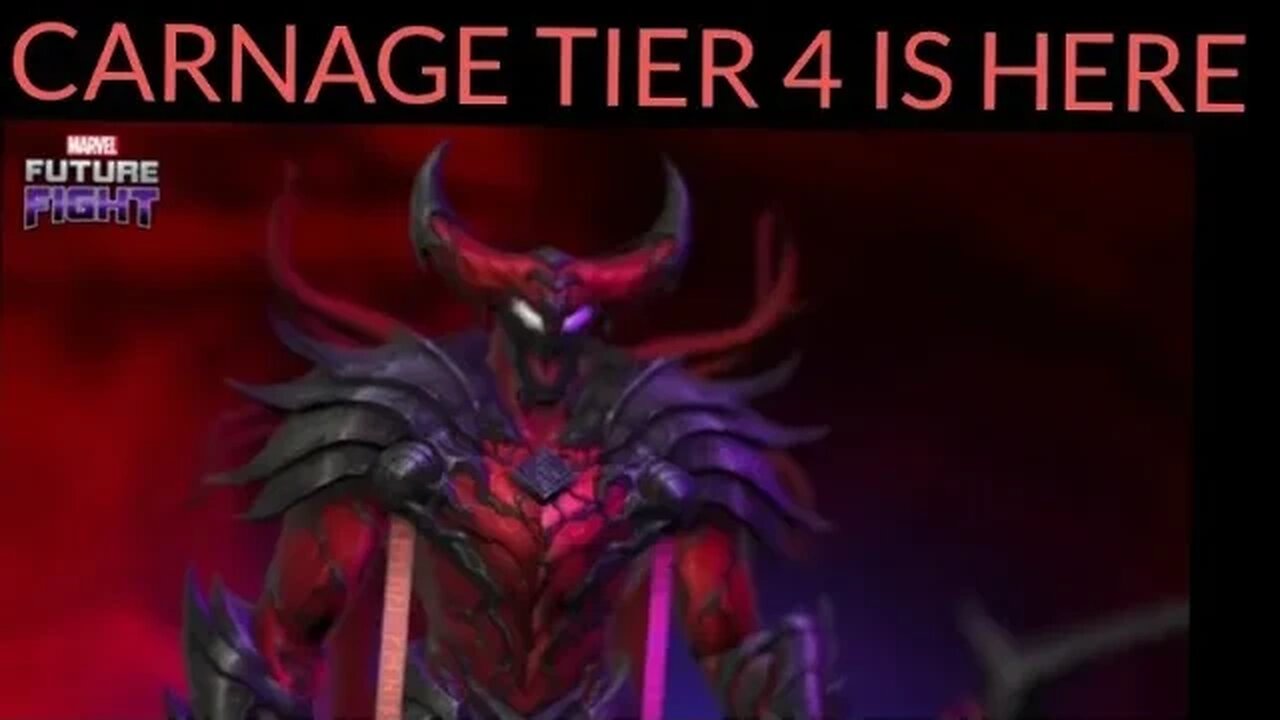 CARNAGE TIER 4 IS HERE WITH A SICK UNIFORM - Marvel Future Fight