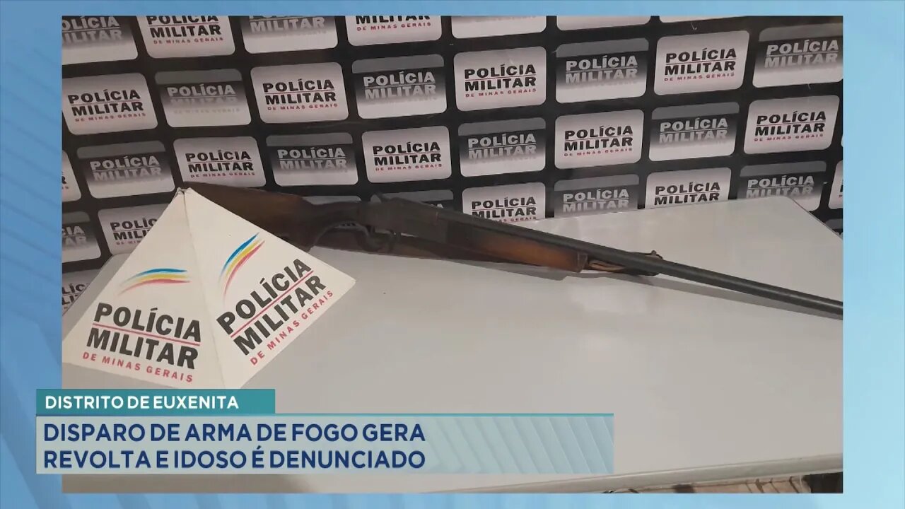 Distrito de Euxenita: Disparo de Arma de Fogo Gera Revolta e Idoso é Denunciado.