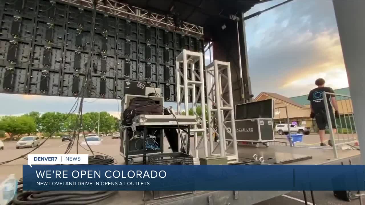 New drive-in theater opening in Loveland