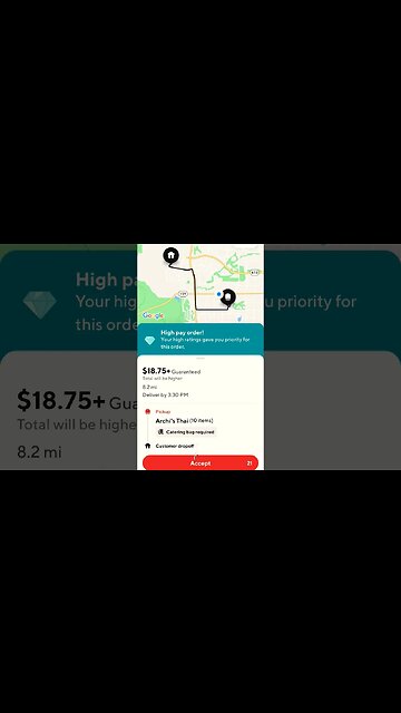 If you saw this, would you? #doordash #money