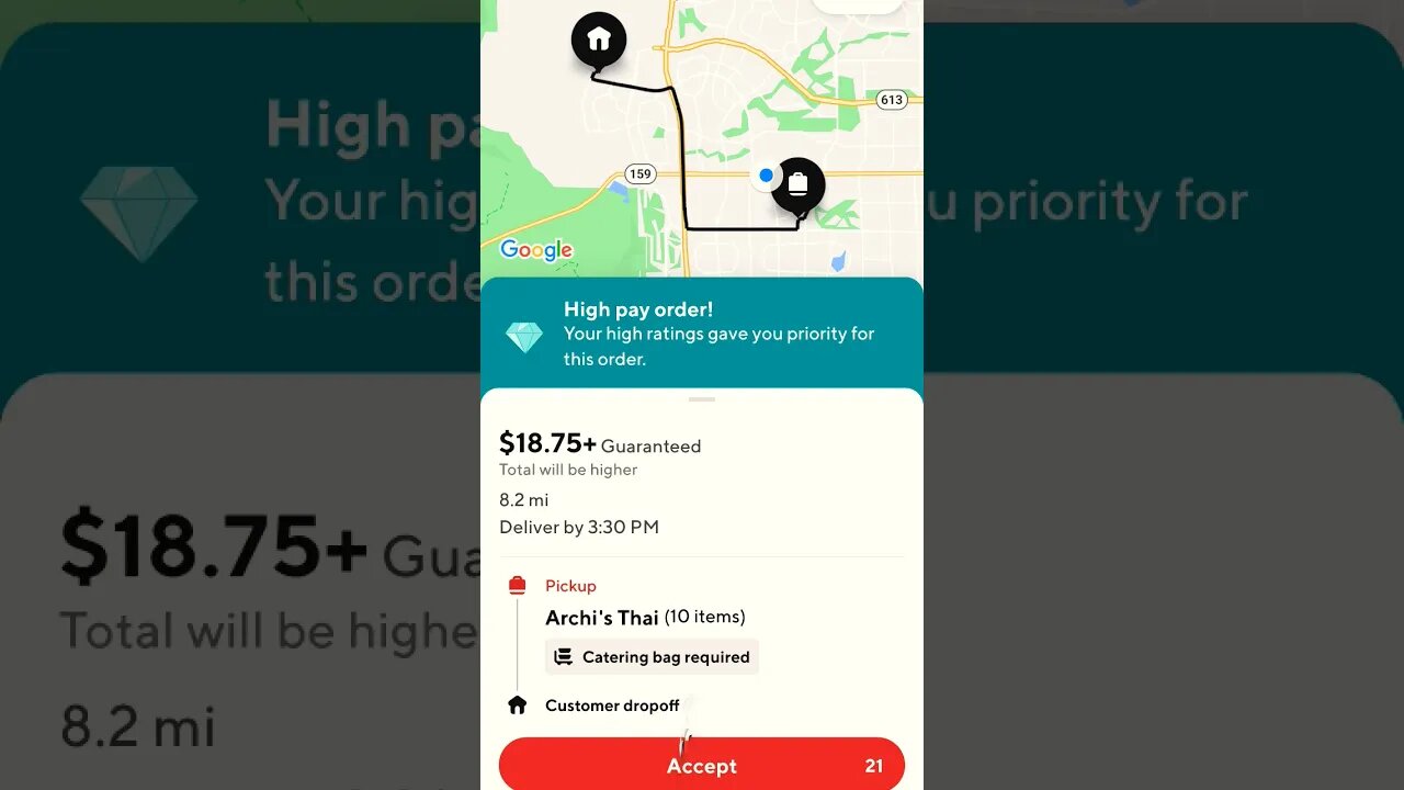 If you saw this, would you? #doordash #money