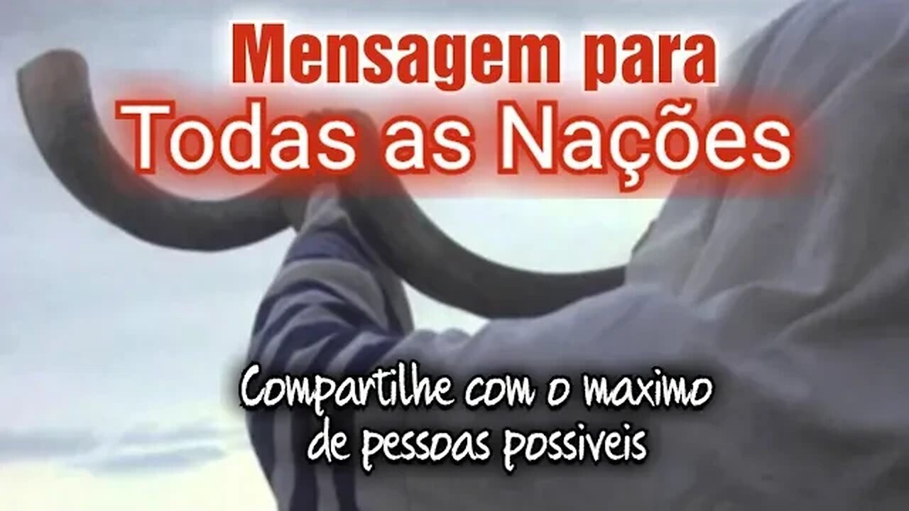 PARA TODAS AS NAÇÕES🔺️ MENSAGEM #jesus #profecia #bíblia #nação #brasil