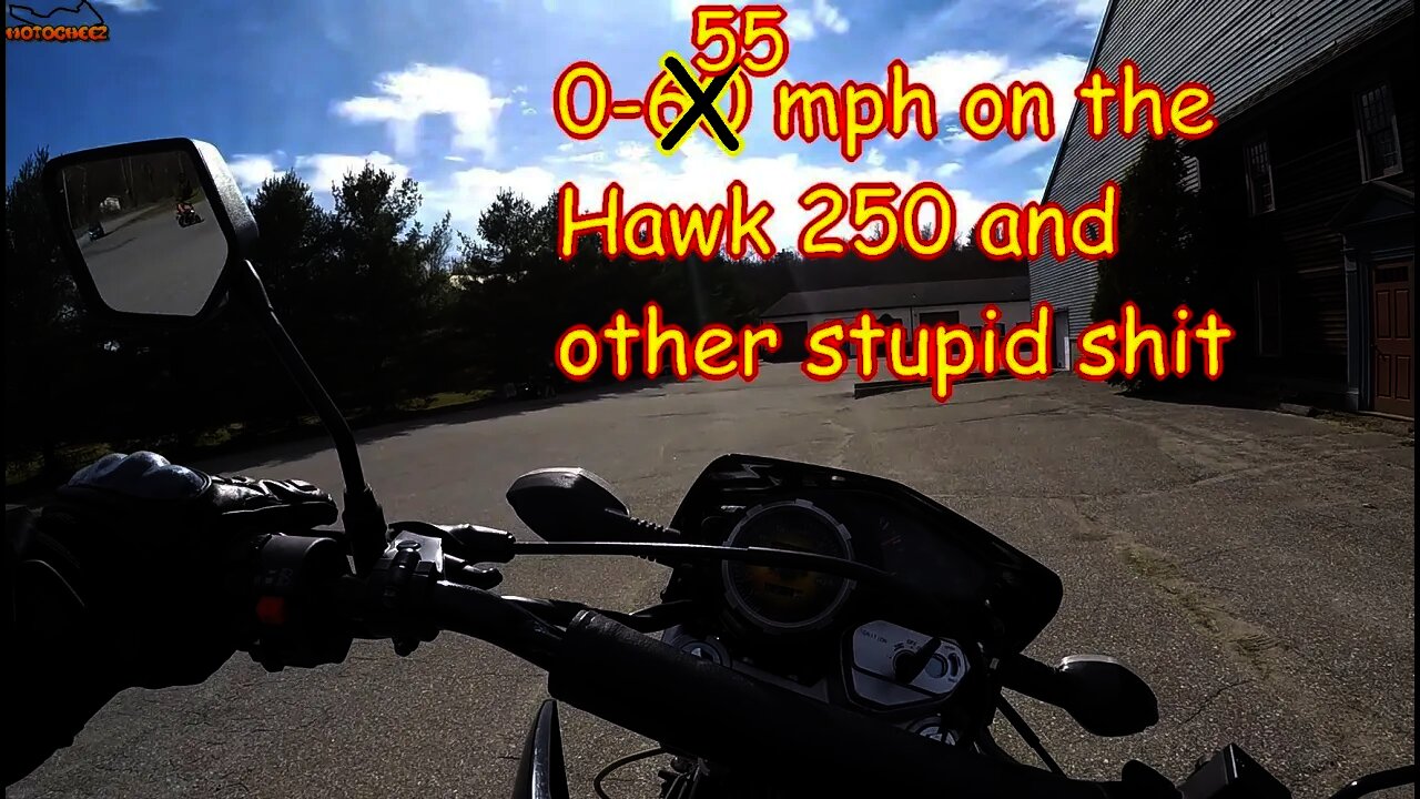 [E7] Hawk 250 0 to 55 mph time. and a little cruising , dead snakes, getting cut off n shit