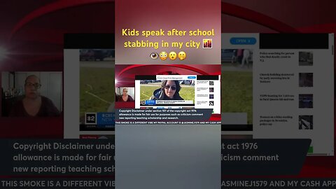 School stabbing multiple times🥺🔪🫣 #brooklynsquad #news #truecrime #schoolshooting #crimetime