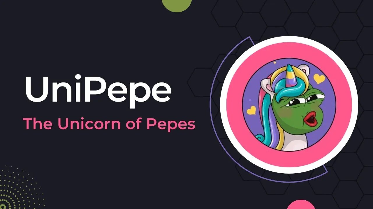 UniPepe - This mythical creature appears only once, behold Unipepe on ETH - New Memecoin project