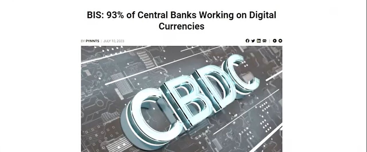 Critical Information about the Central Bank Digital Currency (CBDC) Financial System