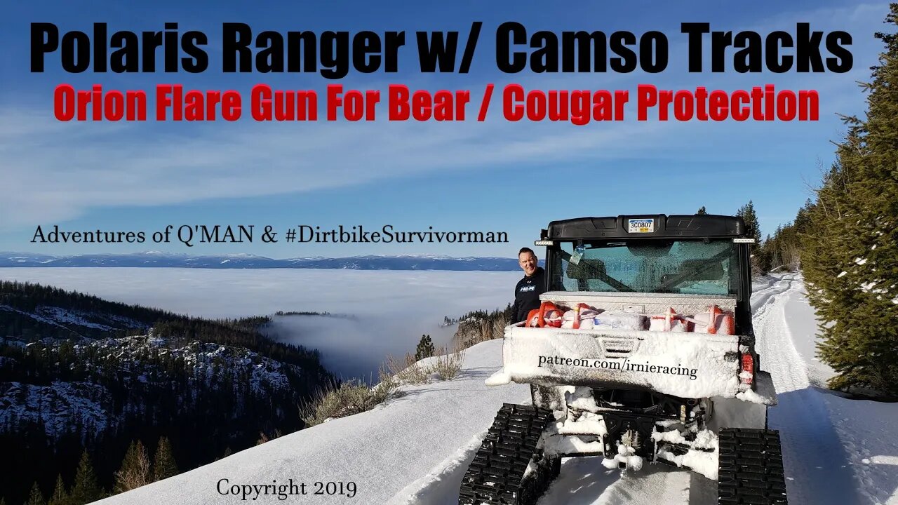 Polaris Ranger w/ Camso Tracks & Orion Flare Gun For Bear / Cougar Protection | BC Canada