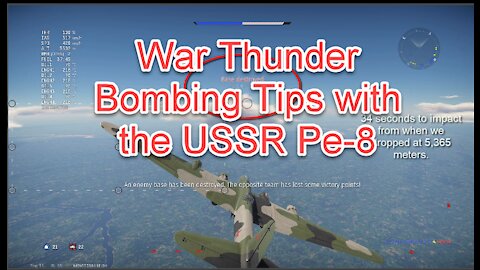 War Thunder Pe-8 USSR Long Range Bomber tips and game play.