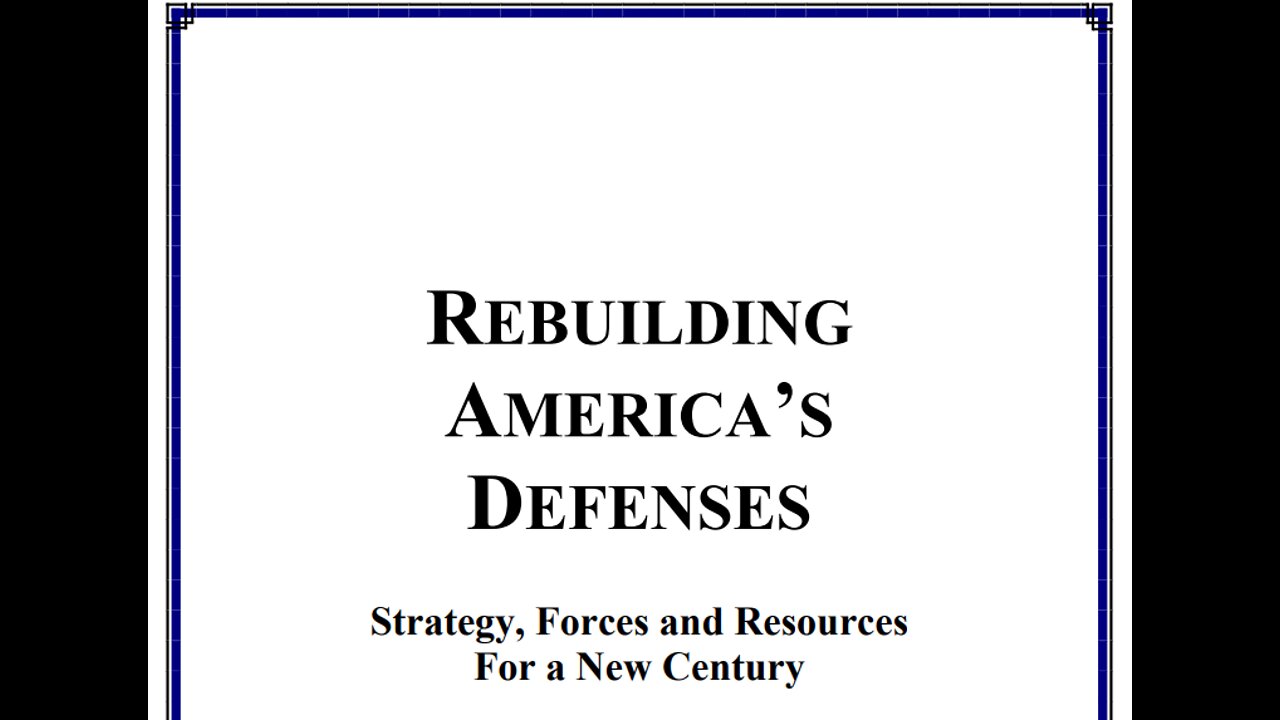 PNAC A Project for the new American Century