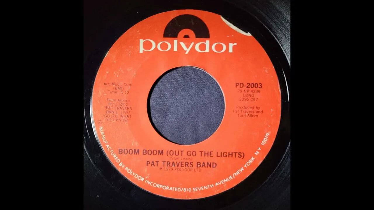 Pat Travers Band – Boom Boom (Out Goes the Lights)