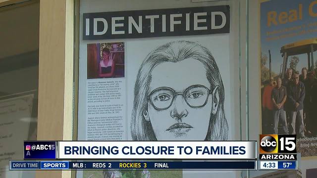 Identifying the dead to bring closure to families